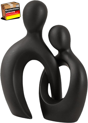 Skulptur deko schwarz - skulptur,