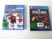 PS 4 Spiele Set Iron Man & Spider Man Miles Morales