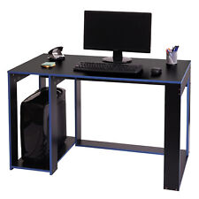 B-Ware Schreibtisch MCW-J26, Computertisch Bürotisch, 120x60x76cm, schwarz-blau