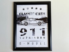 Porsche 911 G-Model Bild Kunstdruck mit Rahmen 45 x 35 Classic Cars Oldtimer