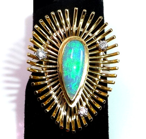 Ring 750 gold - opal, 3