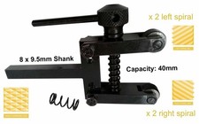 Rändel-Werkzeughalter, Klemmtyp, 8-mm-Schaft mit einem zusätzlichen Paar...