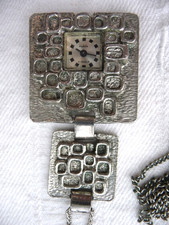 RUHLA Damen Uhren Anhänger Anhängeruhr Handaufzug Vintage Retro Modernist