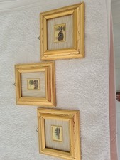 Kunstlithographie auf Echter Goldfolie  3 Set