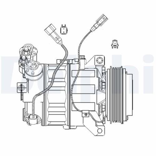 Delphi cs20482 kompressor - cs20482,