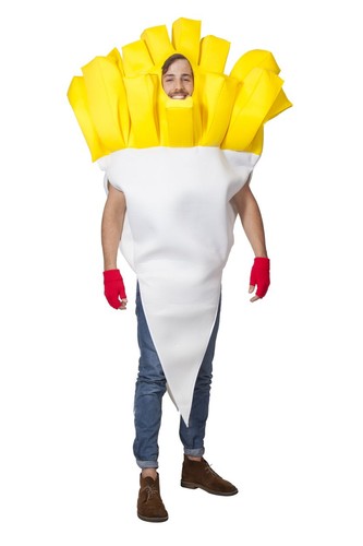 Tüte pommes kostüm - tüte,