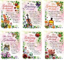 100 Glückwunschkarten zum