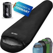 Schlafsack EXPLORER Light600 Leicht Hüttenschlafsack Mini Ultrakompakt schwarz