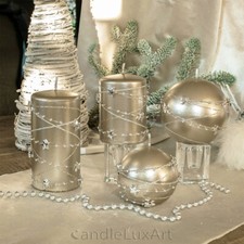 Stumpen Kugel Kerzen