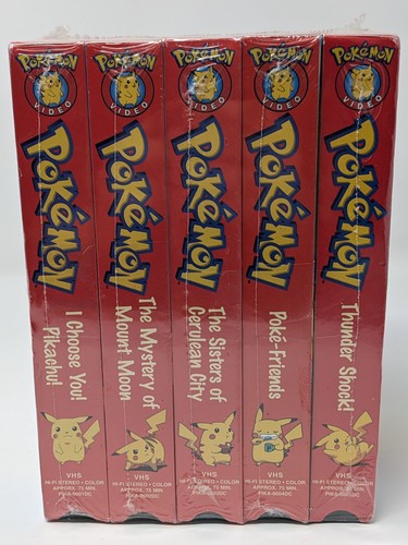 Pokemon vhs bundle volumes - vhs,