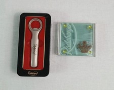 Set Bieröffner Radeberger in Geschenkdose + Glasuntersetzer Bieruntersetzer 