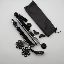 Zentiva Wanderstöcke Nordic Walking Damen und Herren, Faltbar,Teleskop 110-135cm