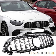KÜHLERGRILL PANAMERICANA PASSEND FÜR MERCEDES E KLASSE W213 AMG LINE 2021 SILBER