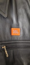 JBL-Vintage Lederjacke 1990er, Original JBL, NEU, schwarz, Gr. L
