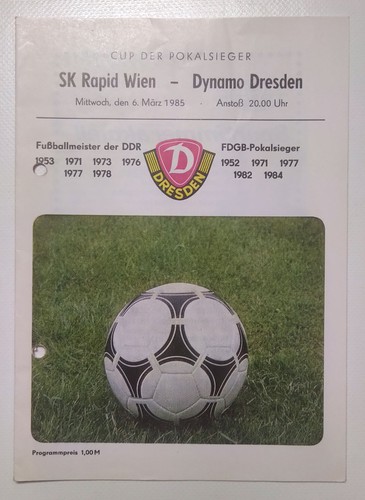 Fußball programmheft rapid - programmheft, sk