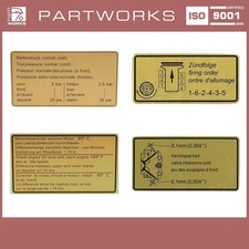 Adhesive signs engine