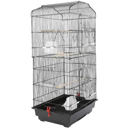 Vogelkäfig auf rollen - auf,
