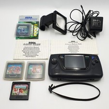 SEGA Game Gear 2110-50 Defekt mit Spielen & Zubehör | Beschreibung lesen
