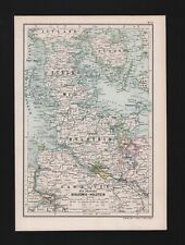 Landkarte map 1910: Die Provinz Schleswig-Holstein. Schleswig Flensburg Lübeck