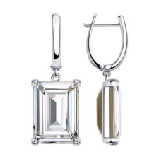 Ohrringe Hänger Silber Swarovski Kristall Ohrschmuck Damenschmuck Echtschmuck