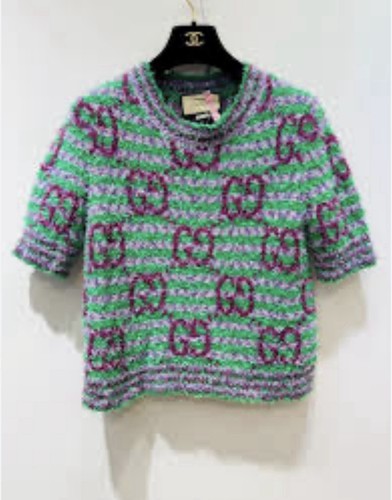 Gucci bouclé strick top - top, gg