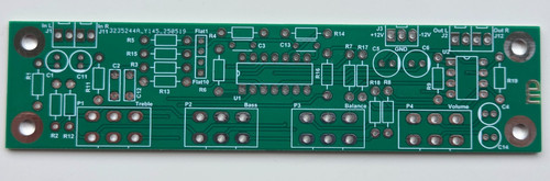Audio preamplifier pcb - preamplifier, –