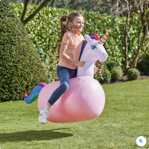 Aufblasbarer einhorn hüpfer - einhorn,