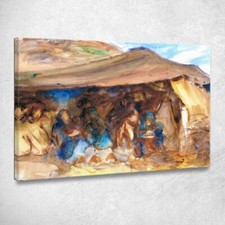 Beduinenzelt John Singer Sargent, jss21 drucken auf leinwand