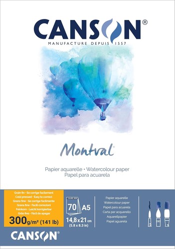 Canson aquarellblock montval - aquarellblock, "montval"