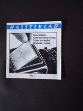 #A1219-Hasselblad Mattscheibe,Focusing screen  instructions Anleitung