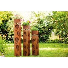 Säule - Blatt im Wind -