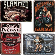 Metallschilder Vintage