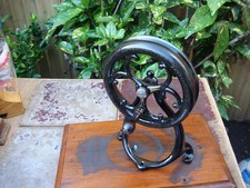 Alte antike Vintage Nähmaschine Wilcox Willcox & Gibbs nur Handkurbel