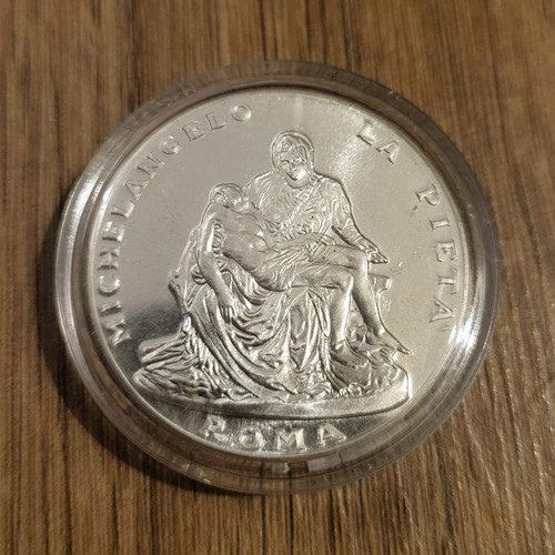 Silber münze - silber(farbige),