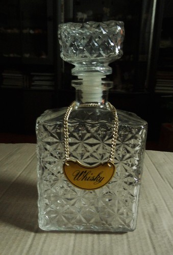 Vintage whisky glas karaffe - whisky,