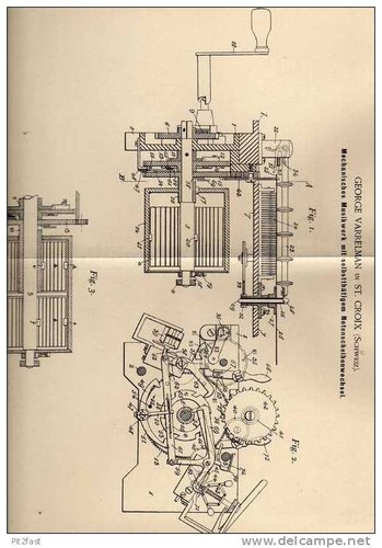 Original patentschrift g - original,