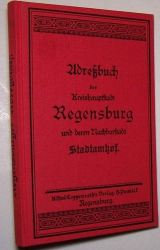 Adressbuch regensburg und - adressbuch,