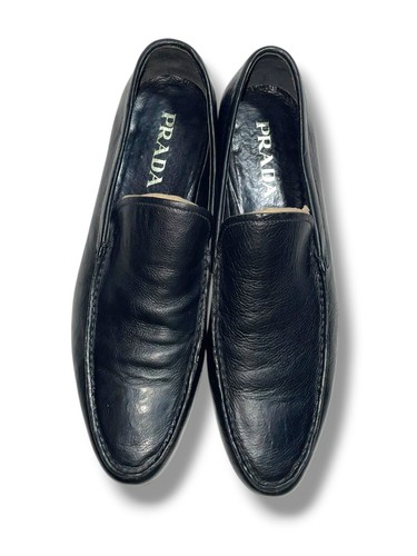 Prada vintage halbschuhe leder - prada,