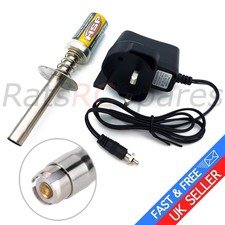 NEU Glühkerze Starter Zünder Ladegerät für Gas Nitro Motor Leistung 1/10 1/8 RC Auto