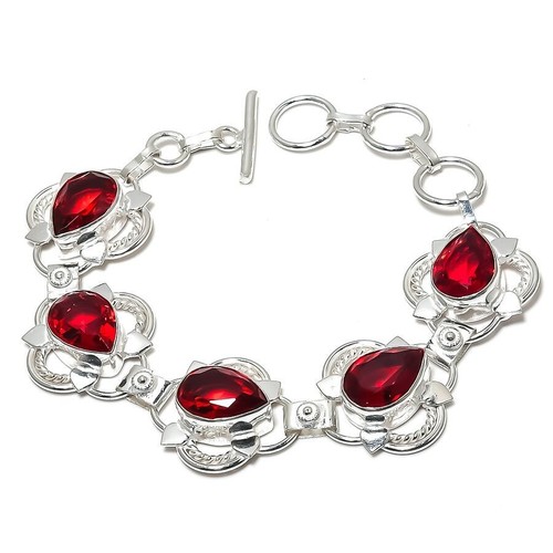 Handgefertigtes rotes granat - rotes,
