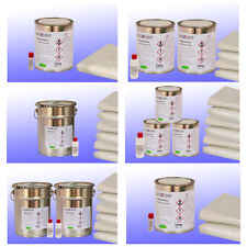 KOMPLETTPAKET GFK Polyesterharz Ortho Iso-NPG & Glasfasermatte GFK + Härter