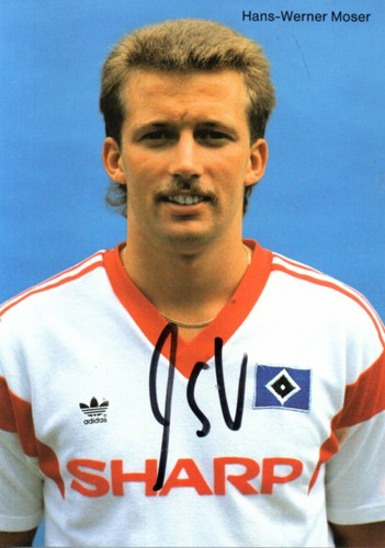 Autogramm hans werner - hans-werner, moser
