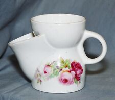 antiker Rasiertopf, Rosendekor, deutsch 1900 / 1920