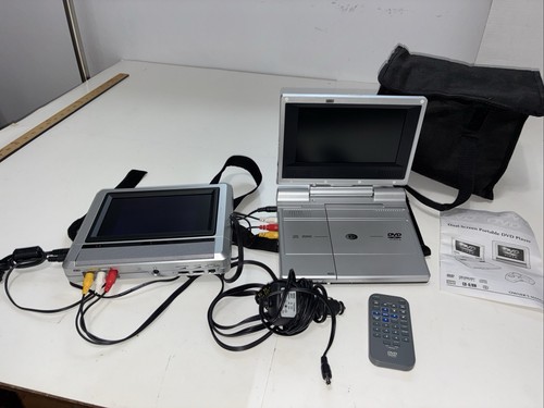Portable dvd player with - player, dual