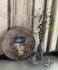 VINTAGE LOOK  WAND SPIEGEL MIT