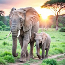 Wandbild: Afrikanischer