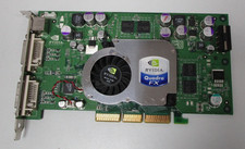 Nvidia QuadroFX 1100  128MB-128Bit AGP Grafikkarte, funktionstüchtig