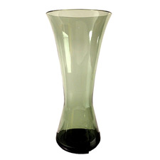 Vintage Rauchglas Vase 50er