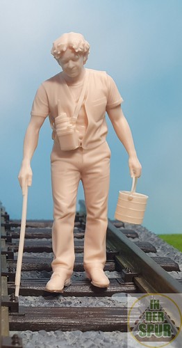 Der spur modellfigur - in,