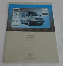 Werkstatthandbuch Einführung Mercedes Benz Sprinter NGT mit Erdgas Motor 271